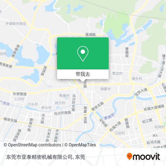 东莞市亚泰精密机械有限公司地图