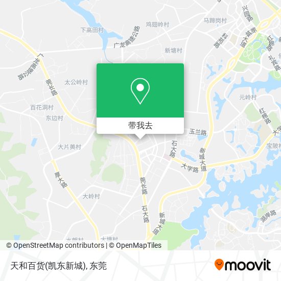天和百货(凯东新城)地图