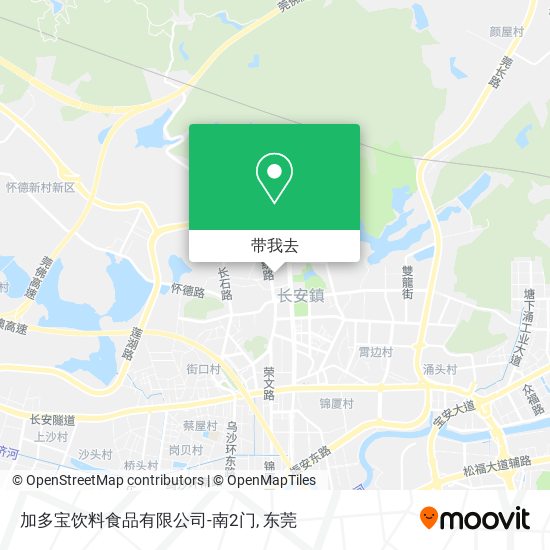 加多宝饮料食品有限公司-南2门地图