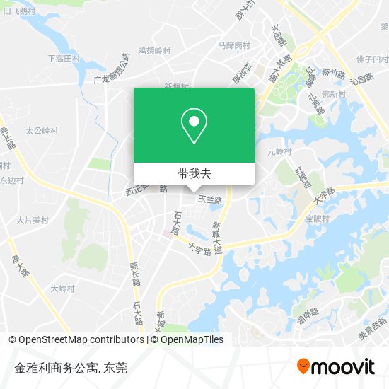金雅利商务公寓地图