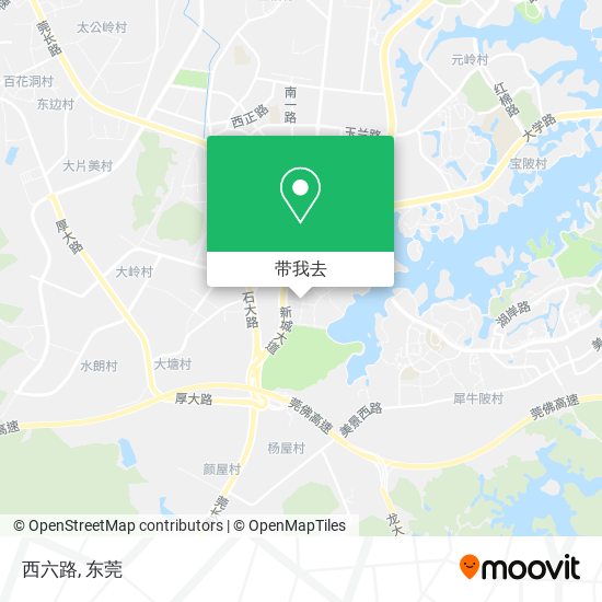 西六路地图