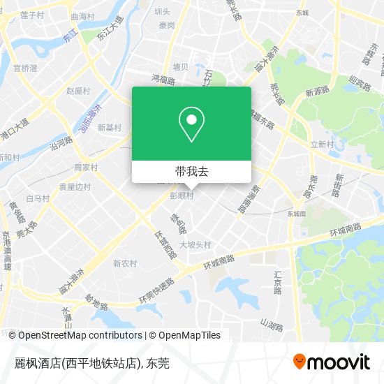 麗枫酒店(西平地铁站店)地图