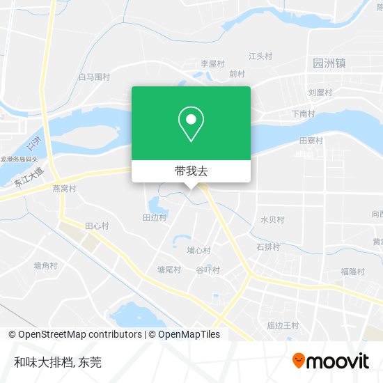 和味大排档地图