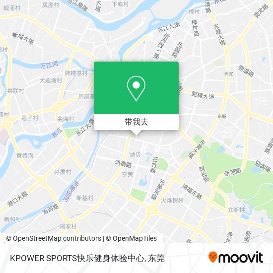 KPOWER SPORTS快乐健身体验中心地图
