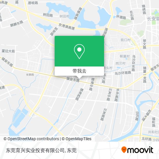 东莞育兴实业投资有限公司地图