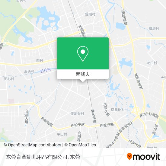 东莞育童幼儿用品有限公司地图