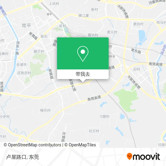 卢屋路口地图