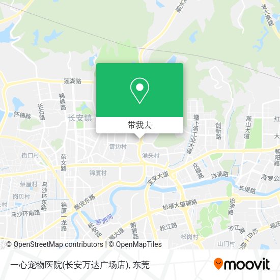 一心宠物医院(长安万达广场店)地图