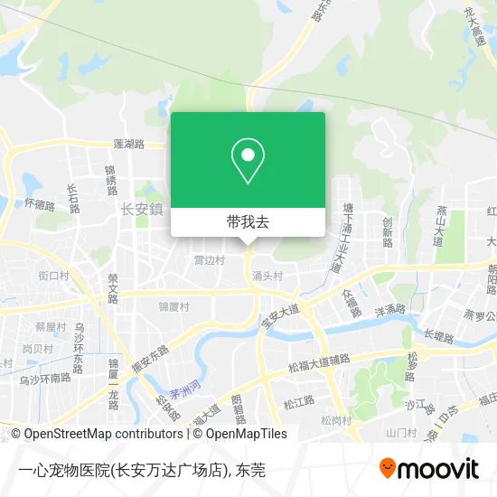 一心宠物医院(长安万达广场店)地图