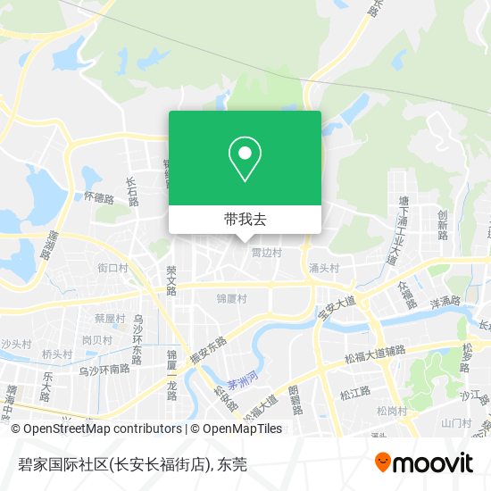 碧家国际社区(长安长福街店)地图