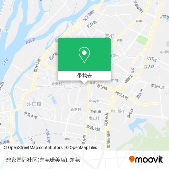 碧家国际社区(东莞珊美店)地图