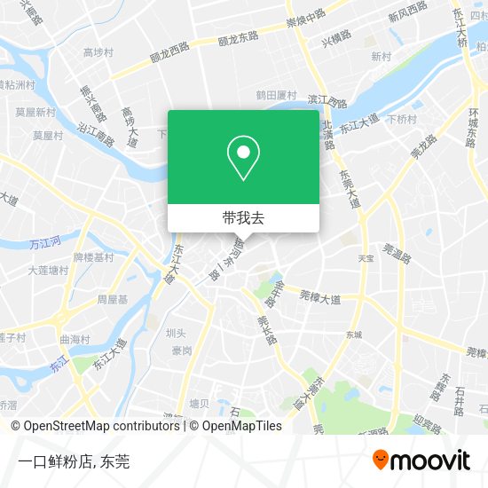 一口鲜粉店地图
