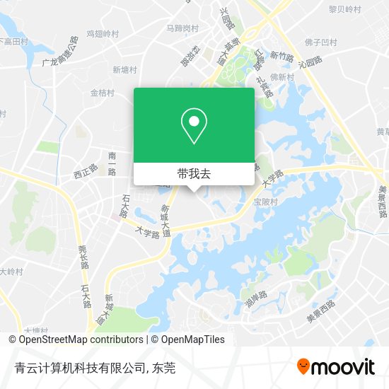 青云计算机科技有限公司地图