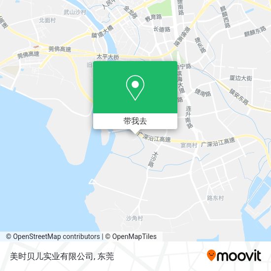 美时贝儿实业有限公司地图