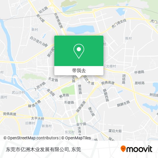 东莞市亿洲木业发展有限公司地图
