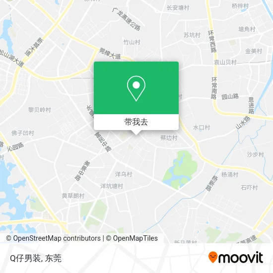 Q仔男装地图