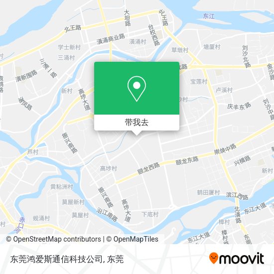 东莞鸿爱斯通信科技公司地图