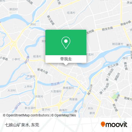 七娘山矿泉水地图