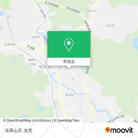 东翠山庄地图