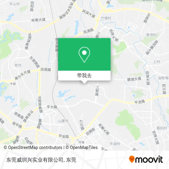 东莞威圳兴实业有限公司地图