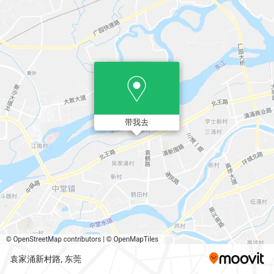袁家涌新村路地图
