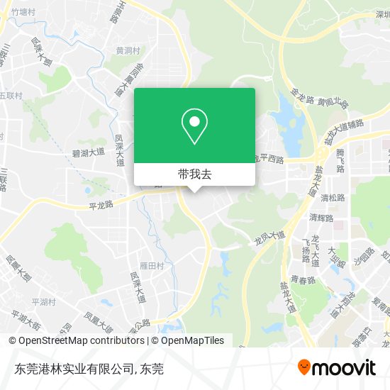 东莞港林实业有限公司地图