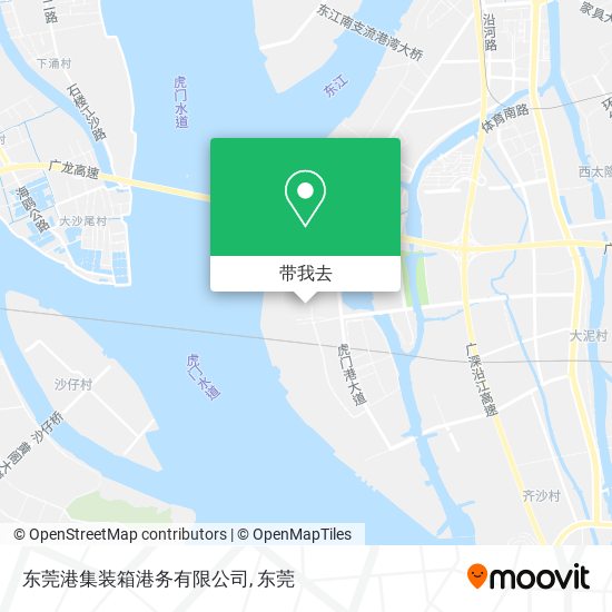 东莞港集装箱港务有限公司地图