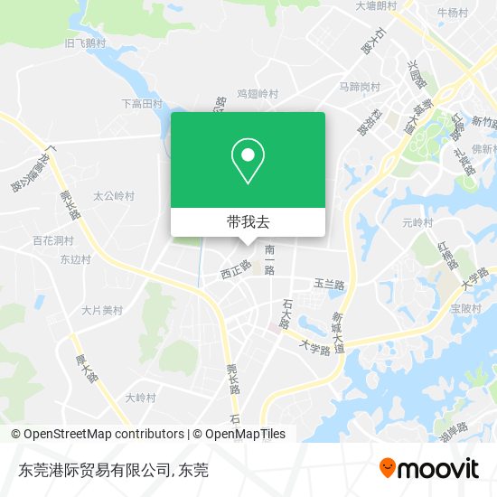 东莞港际贸易有限公司地图