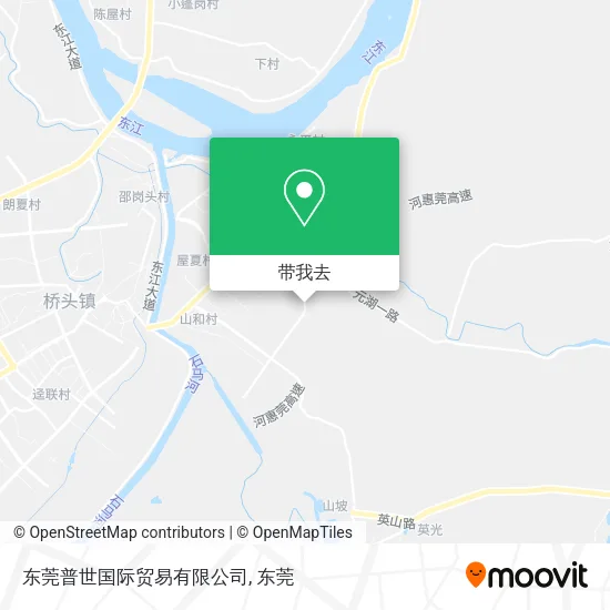 东莞普世国际贸易有限公司地图