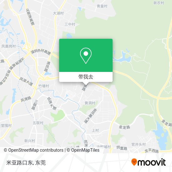 米亚路口东地图