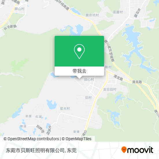 东菀市贝斯旺照明有限公司地图