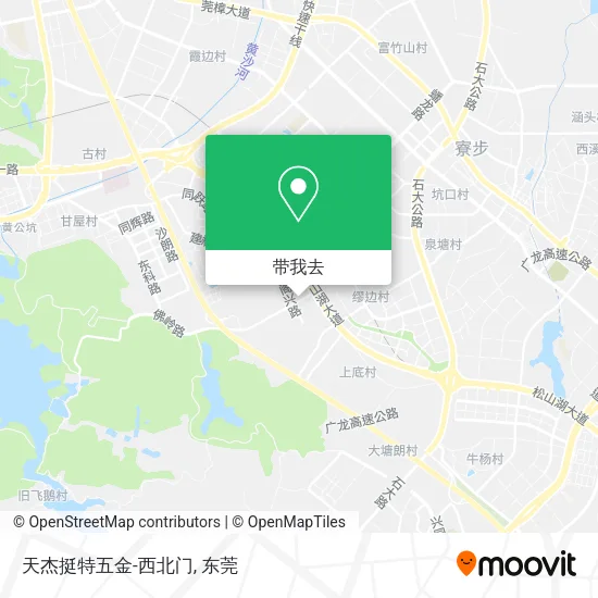 天杰挺特五金-西北门地图