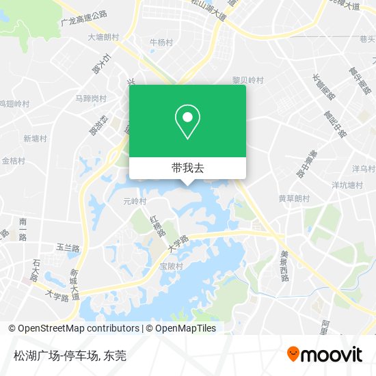 松湖广场-停车场地图