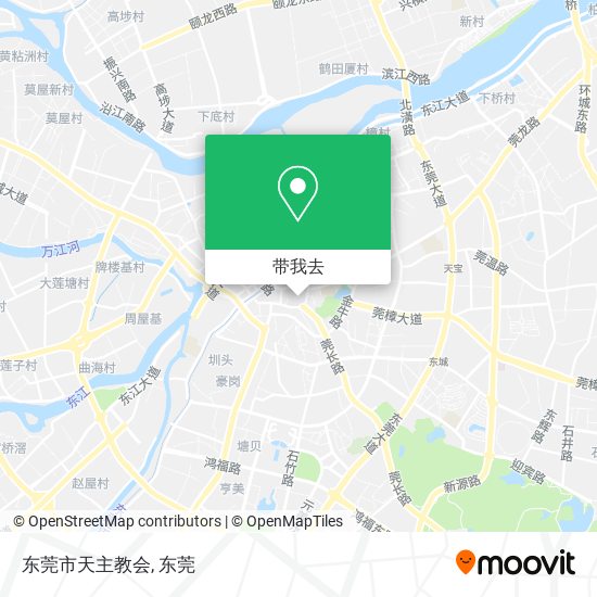 东莞市天主教会地图