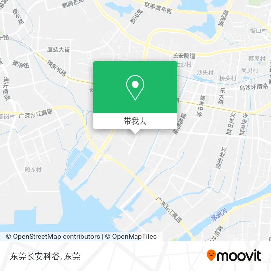 东莞长安科谷地图
