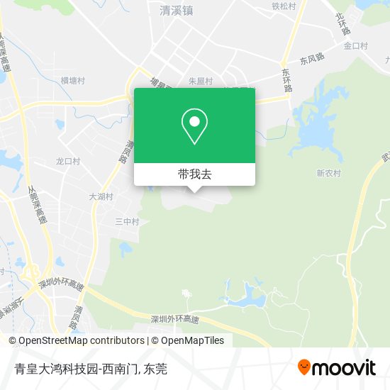 青皇大鸿科技园-西南门地图