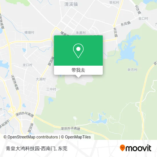 青皇大鸿科技园-西南门地图