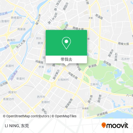 LI NING地图