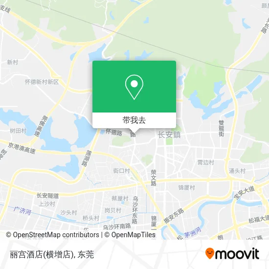 丽宫酒店(横增店)地图