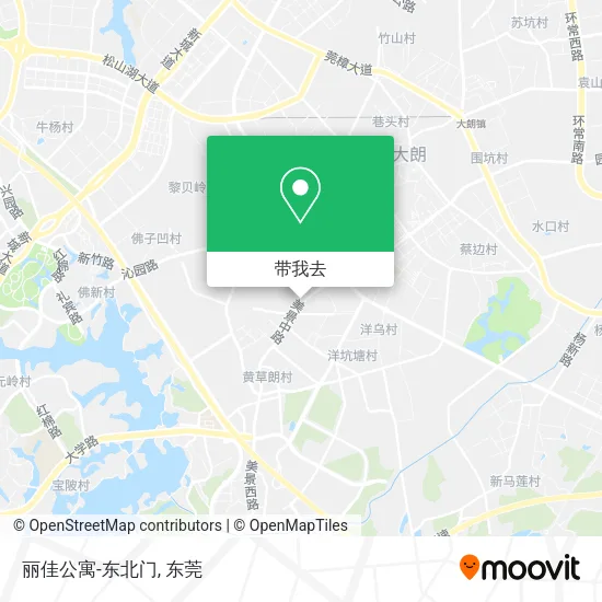 丽佳公寓-东北门地图