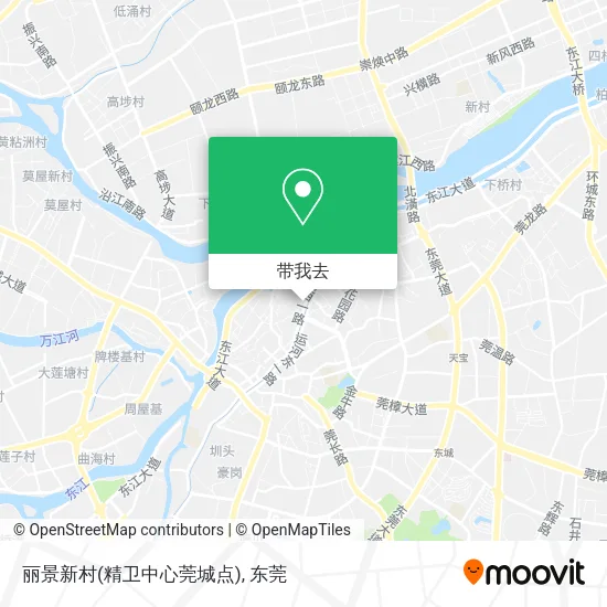 丽景新村(精卫中心莞城点)地图