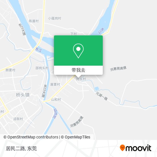 居民二路地图