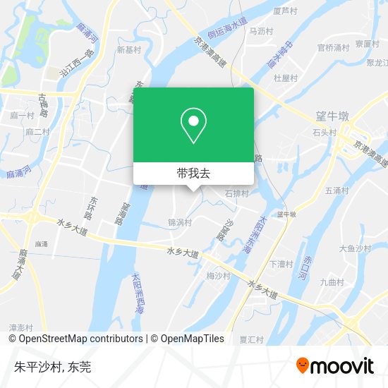 朱平沙村地图