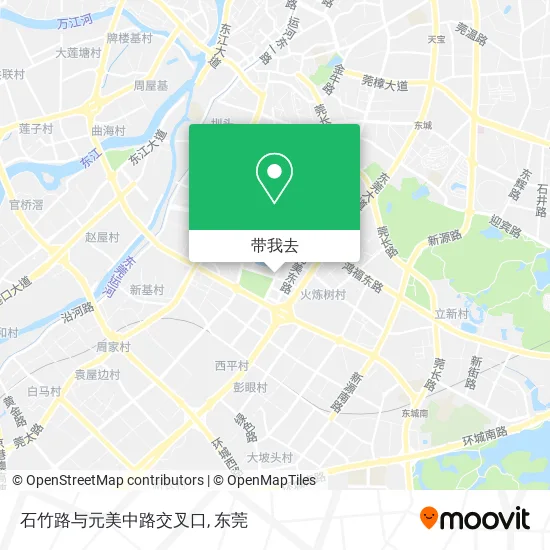 石竹路与元美中路交叉口地图