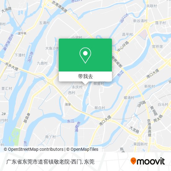 广东省东莞市道窖镇敬老院-西门地图