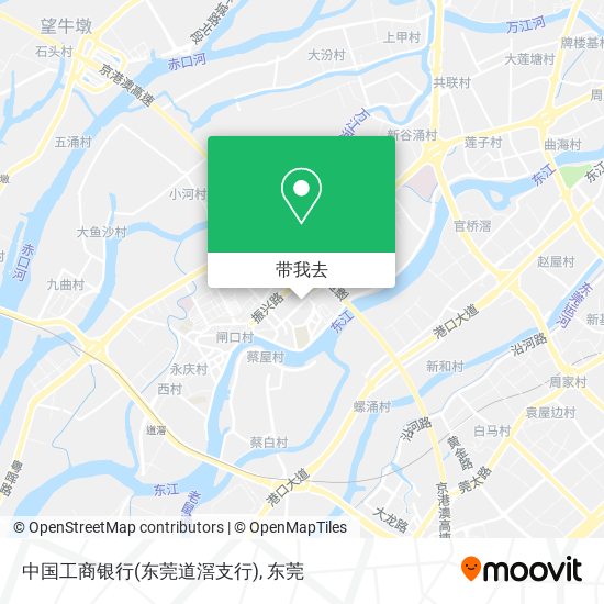 中国工商银行(东莞道滘支行)地图
