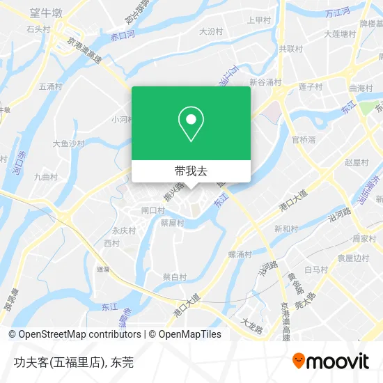功夫客(五福里店)地图