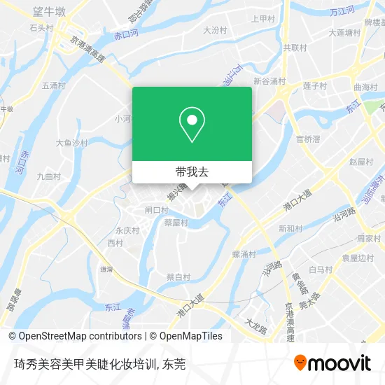 琦秀美容美甲美睫化妆培训地图