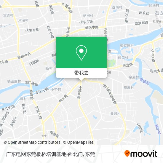 广东电网东莞板桥培训基地-西北门地图