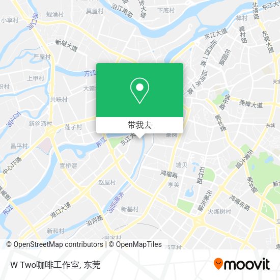 W Two咖啡工作室地图